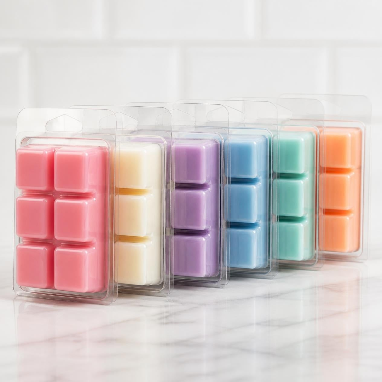 6 pack Clamshell Wax Melts